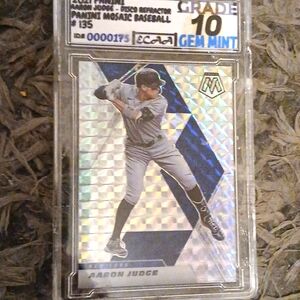 2021 Panini Mosaic Aaron Judge Disco Refractor #135